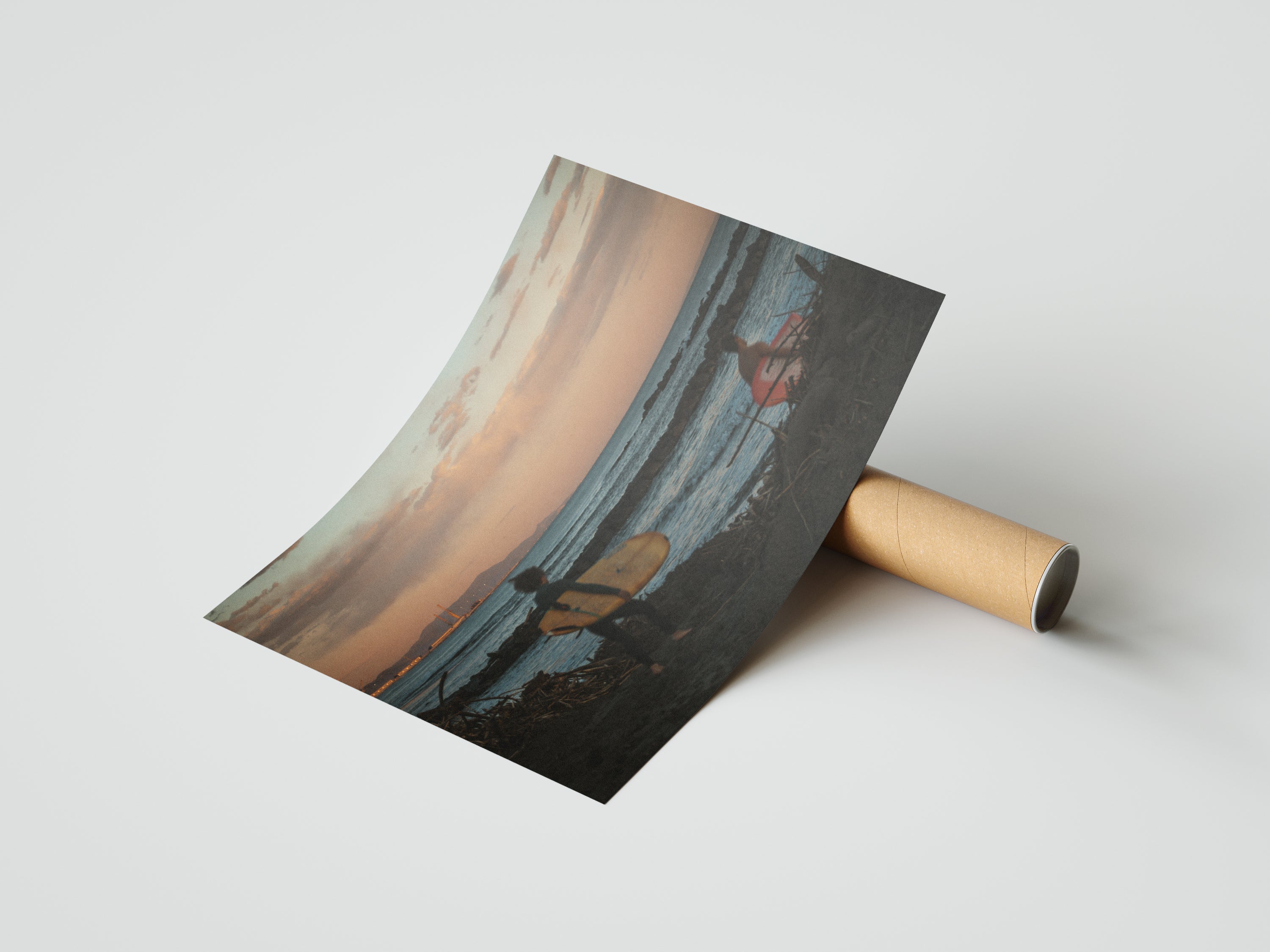 Stampa Surf al Tramonto