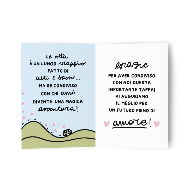 Biglietto auguri matrimonio