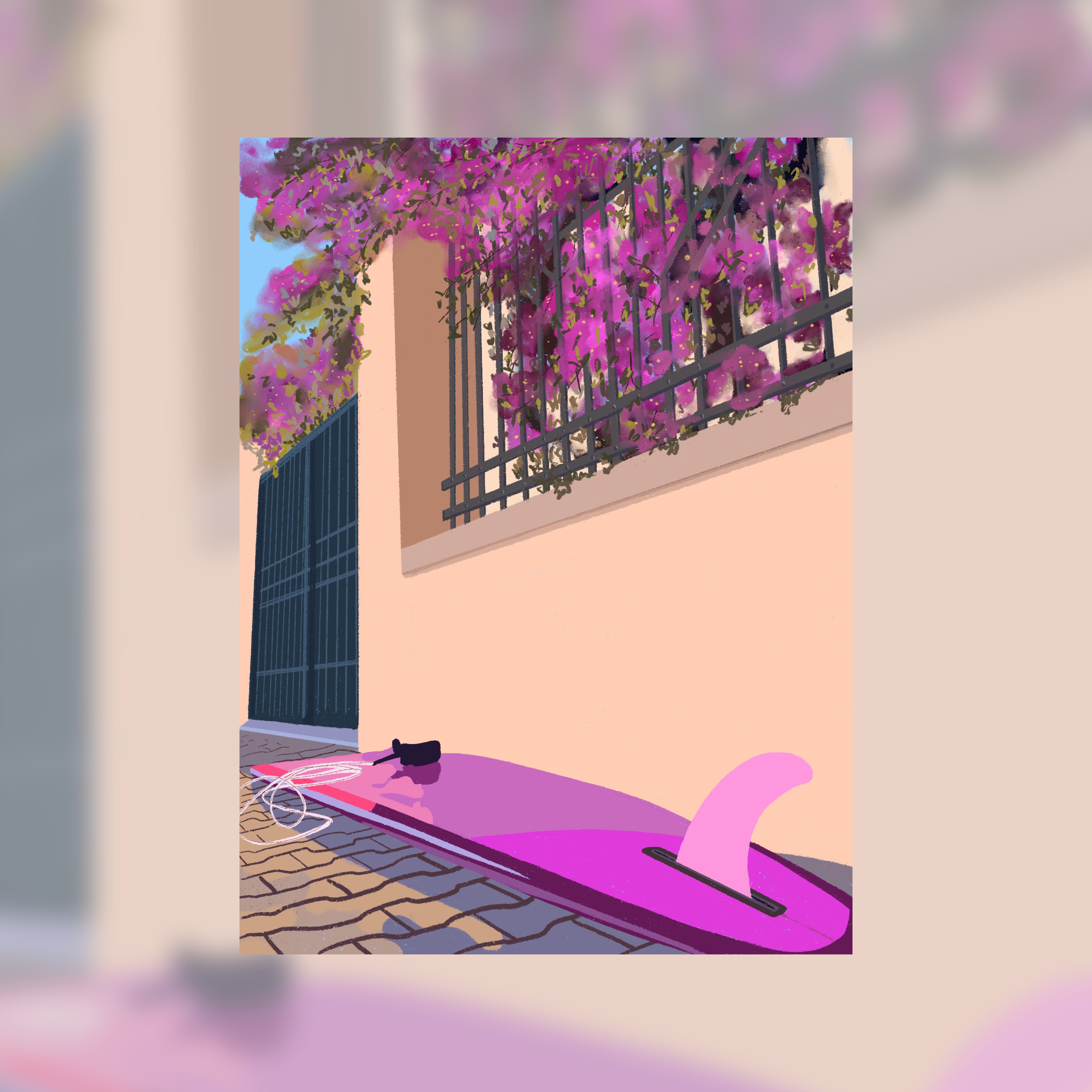 Stampa Pink Surf